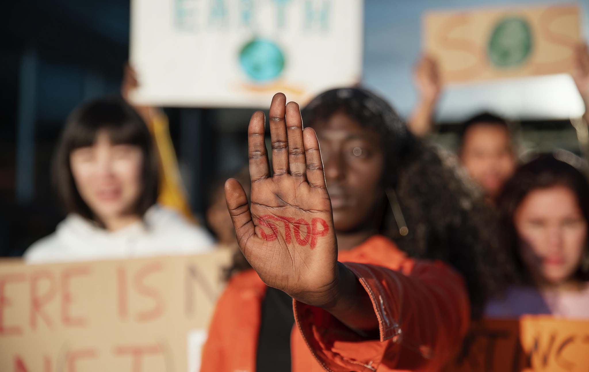 community-protesting-together