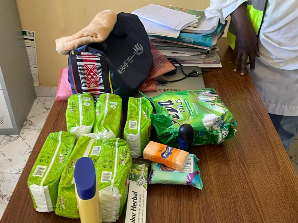 Reusable Pads, Diapers Production, and Dignity Kits Assembly